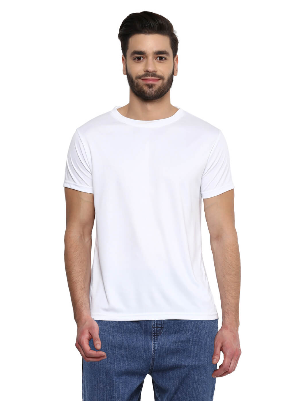100% Cotton Single Jersey Round Neck T-Shirts - Sunstar Apparels